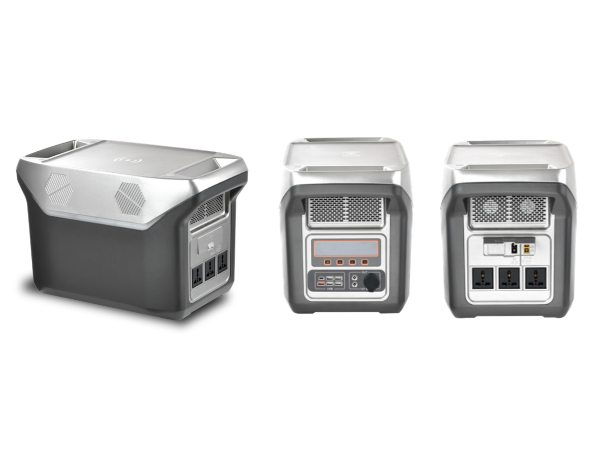 PORTABLE OUTDOOR POWER SUPPLY(double handles)