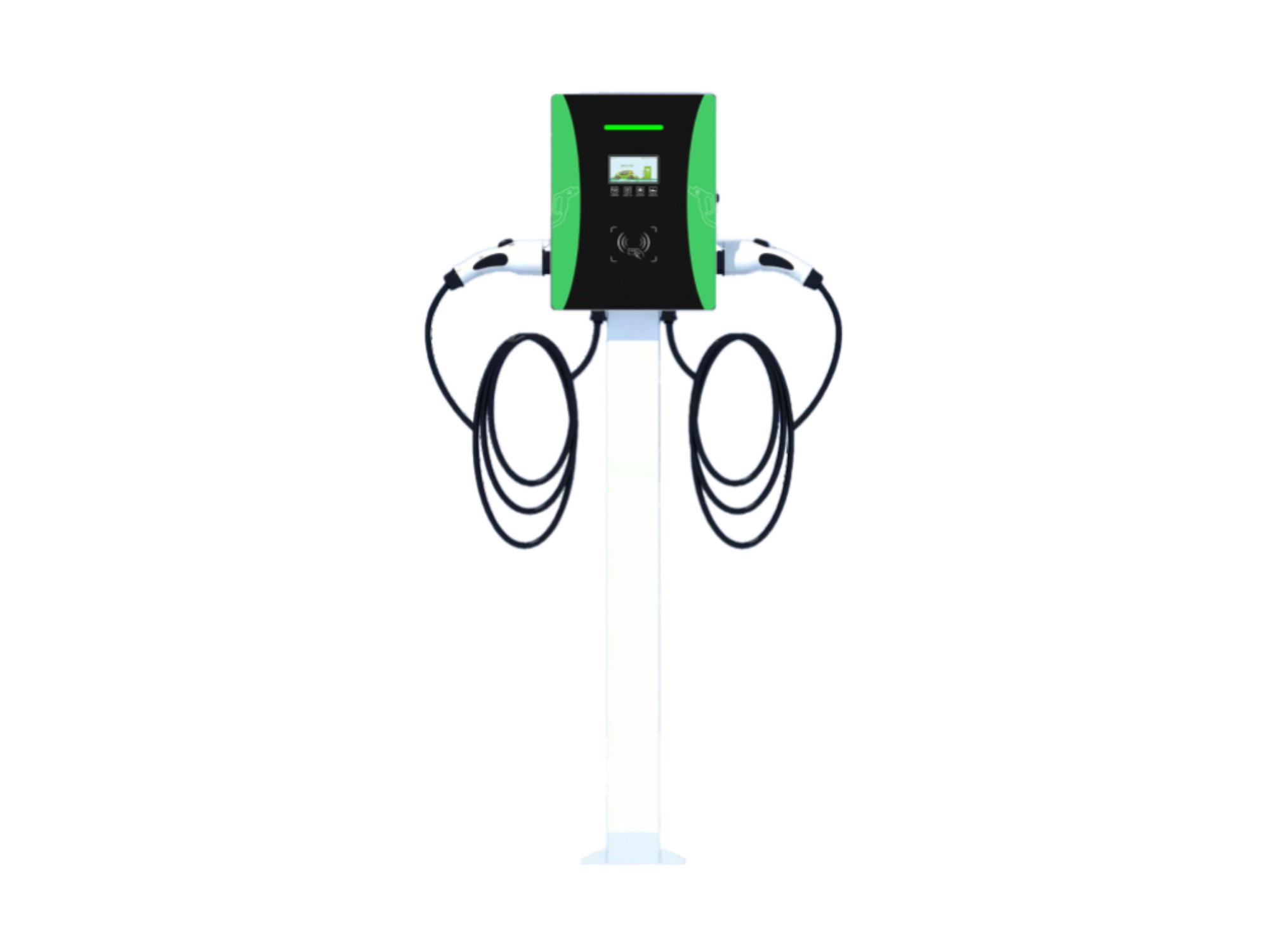 14kW Column/Wall Push Interchangeable Liquid Charging Pile